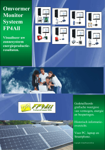 Omvormer Monitor Systeem FP4All