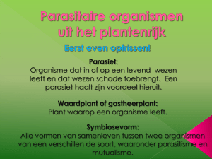 Parasitaire organismen uit het plantenrijk