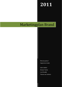 Marketingplan Brand