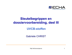 UVCB -stof - ECHA
