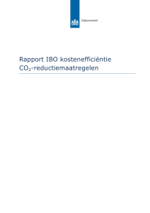 Rapport IBO kostenefficiëntie CO2