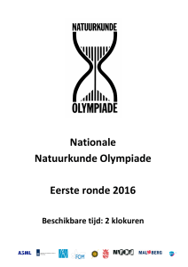 Opgaven 2016 - Natuurkunde Olympiade