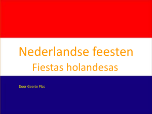 nederlandse feesten - neerlandés para todos