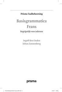 Basisgrammatica Frans