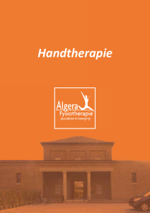 Handtherapie - Algera Fysiotherapie Lisse