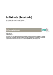 Infliximab (Remicade) bij Inflammatoire darmziekten