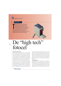 Schneider Magazine 14 - De "High tech" fotocel