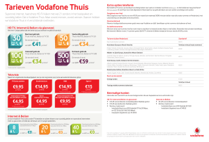 Tarieven Vodafone Thuis - T