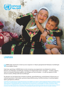 UNRWA helpt, beschermt en komt op voor ongeveer 4,7 miljoen
