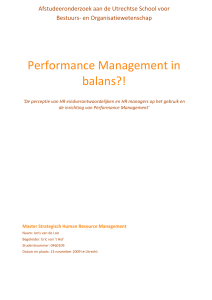 Performance Management in balans?!