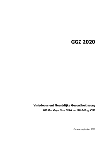 GGZ 2020 - Zorgfederatie