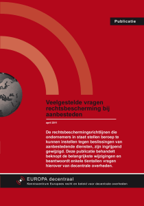 Veelgestelde vragen rechtsbescherming bij aanbesteden