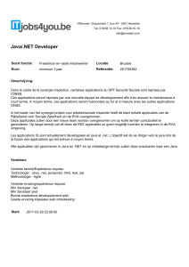Java/.NET Developer