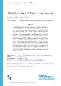 3Mo Model voor biofeedback met muziek - Bloso-KICS