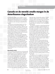 Canada en de wereld: smalle marges in de Amerikaanse