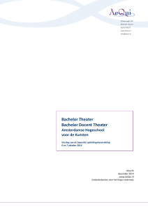 Bachelor Theater Bachelor Docent Theater