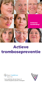 Actieve trombosepreventie