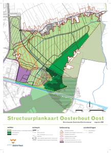 Structuurplankaart Oosterhout Oost