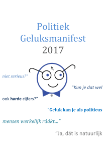 Politiek Geluksmanifest 2017