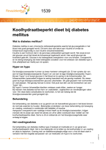 pdf Koolhydraatbeperkt dieet bij diabetes
