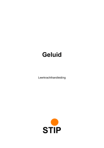 Geluid - Universiteit Twente