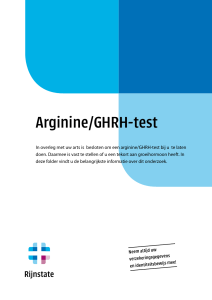 Arginine/GHRH-test