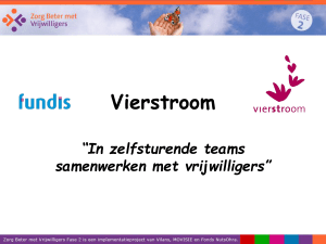 PowerPoint-presentatie - Zorg Beter met Vrijwilligers