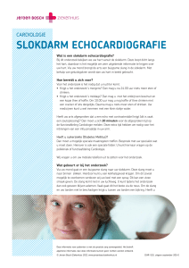 Slokdarm echocardiografie