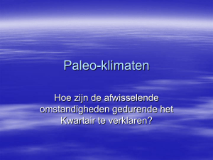 Paleo-klimaten