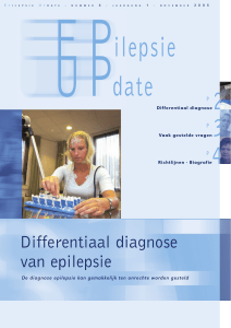 Epilepsie update nr4 Differentiaal diagnose