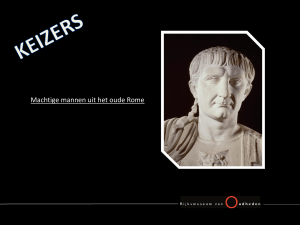 Wie was de eerste keizer van het Romeinse Rijk?