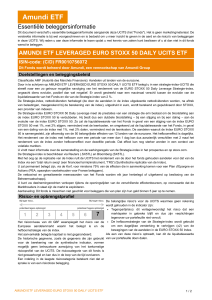 Essentiële beleggersinformatie AMUNDI ETF LEVERAGED EURO