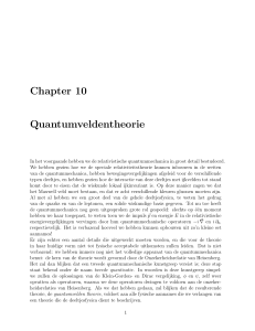 Chapter 10 Quantumveldentheorie