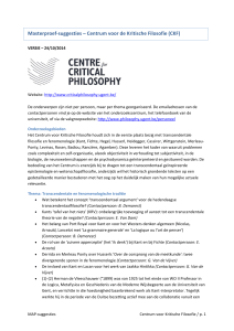 Centrum voor de Kritische Filosofie