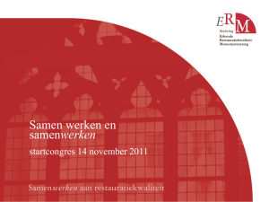 presentatie - Stichting ERM