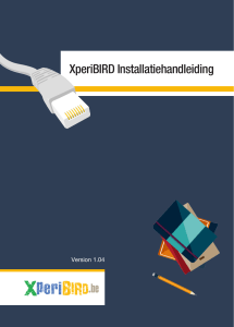 XperiBIRD Installatiehandleiding