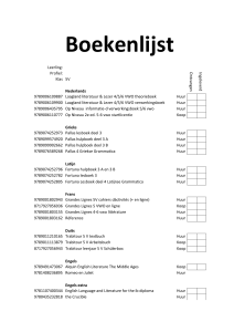 Boekenlijst - Dalton Den Haag