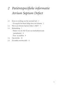 Atrium Septum Defect (ASD)