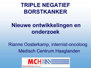 TRIPLE NEGATIEF BORSTKANKER Nieuwe