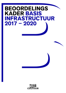 beoordelings kader basis infrastructuur 2017