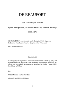 de beaufort - Utrecht University Repository