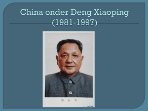 China onder Deng Xiaping