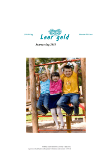 Jaarverslag 2010 - Stichting Leergeld