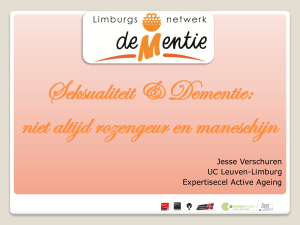Workshop `Seksualiteit en intimiteit bij personen met dementie`