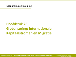 Hoofdstuk 26 Globalisering: internationale kapitaalstromen en migratie
