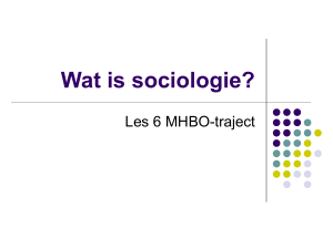 Wat is sociologie?