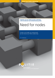 Need for nodes - Politieacademie