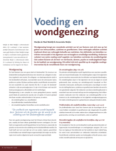 Voeding en wondgenezing - Natuur Diëtisten Nederland