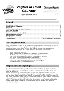 Dagkaarten voor bouwdorp 2013. - Veghel-in-Hout