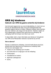 ORS bij kinderen - Laurentius Ziekenhuis